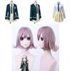 Косплей-костюм Чиаки Нанами из Danganronpa, полный комплект, включая галстук-бабочку