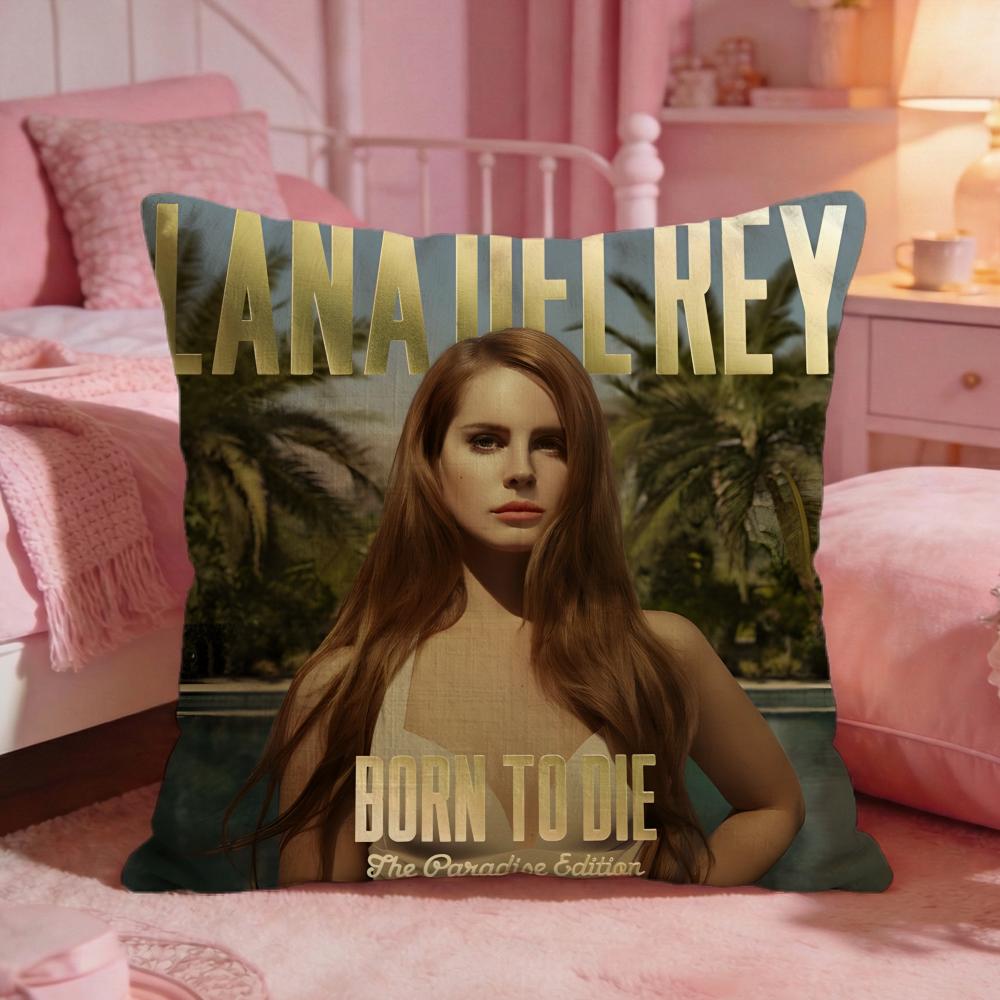 singer lLana Del Rey Cushion Cover Premium Comfort Reversible Pillow Cove Two in One Design for Any Room Car Interior