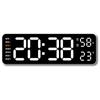 Electronic Clock, Simple Multi-function Clock, Rectangular Large Font Alarm Clock, Hanging or Standing Clock