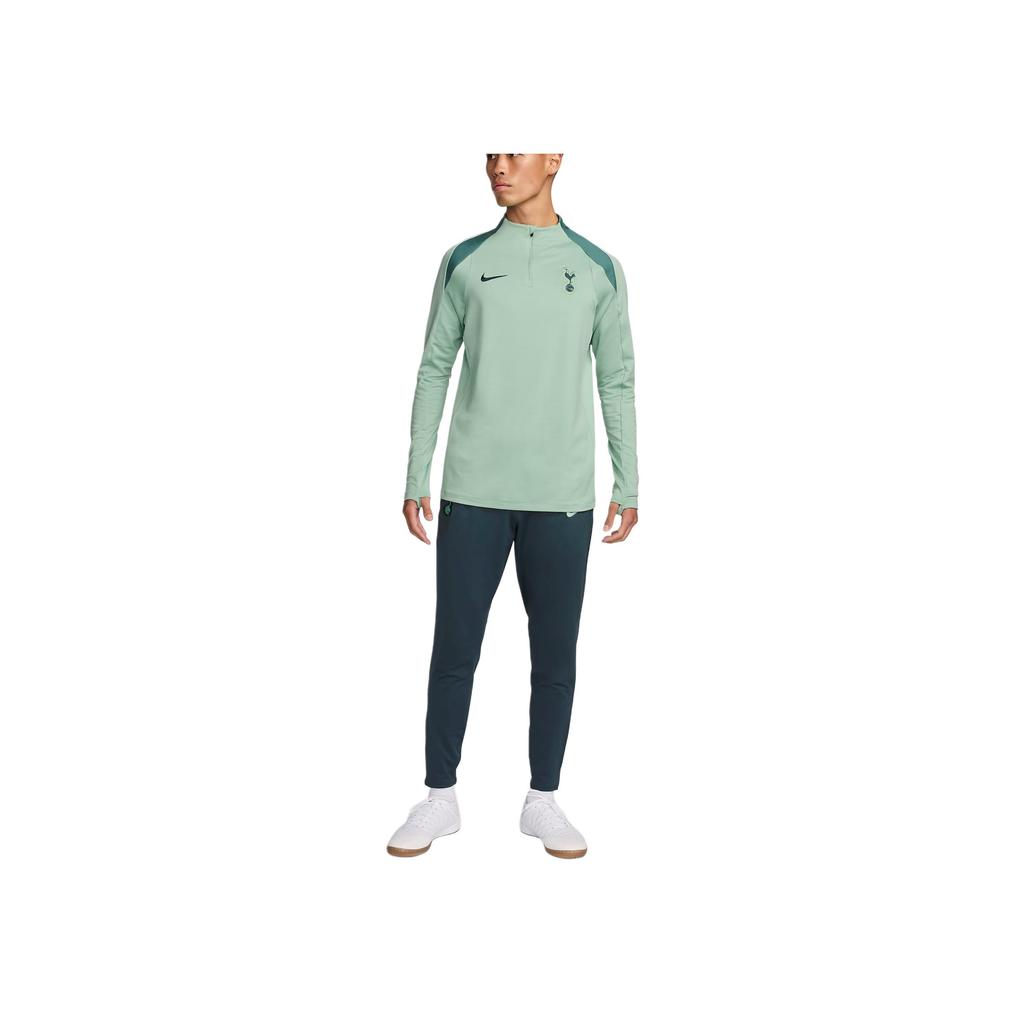 Nike Футболка мужская Dri-Fit Tottenham Hotspur Series с логотипом, модная, с длинным рукавом, эмалево-зеленая, двухцветная, выцветшая, ель FQ2627-380