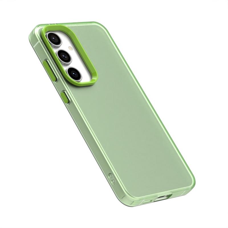 Модный противоударный тонкий чехол для телефона Samusng S25 Ultra S24 FE S23 Plus S22 S21 A36 A56 A16 A55 A35 A26 A25 защитный чехол для объектива тонкий матовый бампер