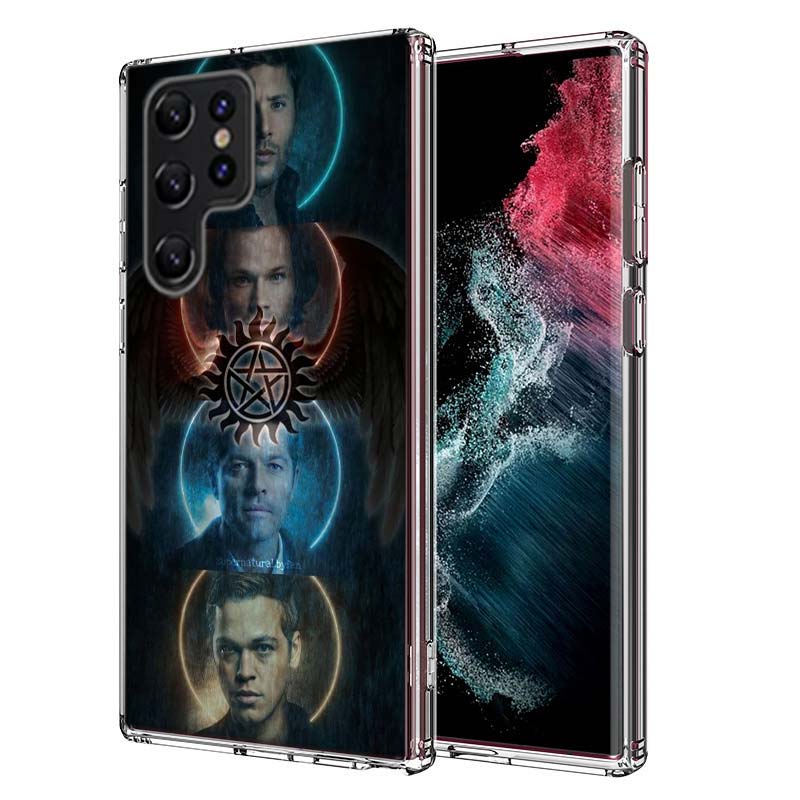 Сверхъестественное Чехол с Дженсеном Эклзом для Samsung Galaxy S21 S20 S23 FE S22+ S24 Ultra S25 Edge Чехол для Телефона S10 Plus Прозрачный Capa Coque