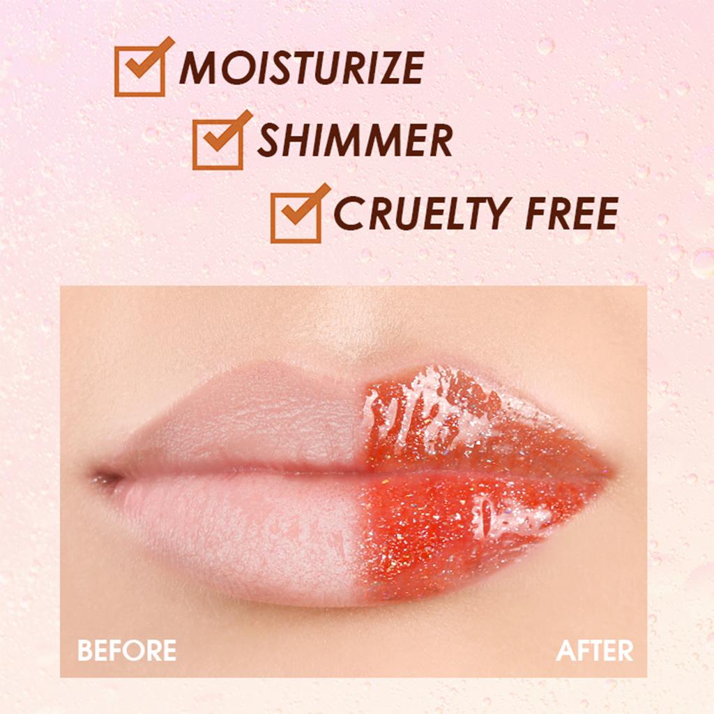Glitter Liquid Lipstick for Women, Chameleon Shimmer Lip Gloss, Waterproof Non-Stick Formula, Highly Pigmented and Long-Lasting, Perfect