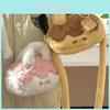 Plush Heart Shape Small Shoulder Bag With Zipper Closure For Daily Use