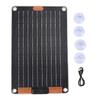30W 5V3A Solar Panel Double Sided Power Generation Ultra Slim Water Impermeable Fast Charging Solar 