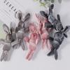Korean Plush Velvet Long-Legged Wishing Rabbit Doll Toy Gift Box Bouquet