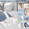 with 3 Reusable Cloths Hands-free Mop Clamping Automatic Mop Clip New Towel Mop  Floor Cleaning
