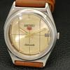 ЯПОНИЯ ВИНТАЖ SEIKO 5 АВТОМАТИЧЕСКИЕ 7025A МУЖСКИЕ ЧАСЫ С ЦИФЕРБЛАТОМ ЗОЛОТИСТОГО ЦВЕТА a701603-5