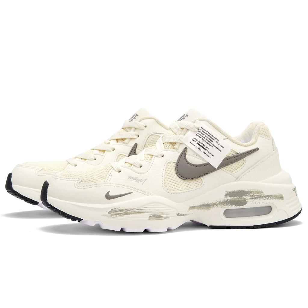Nike Кроссовки Air Max Fusion Низкие Беговые Унисекс Бежевый Серый CJ1671-100(Команда990-)