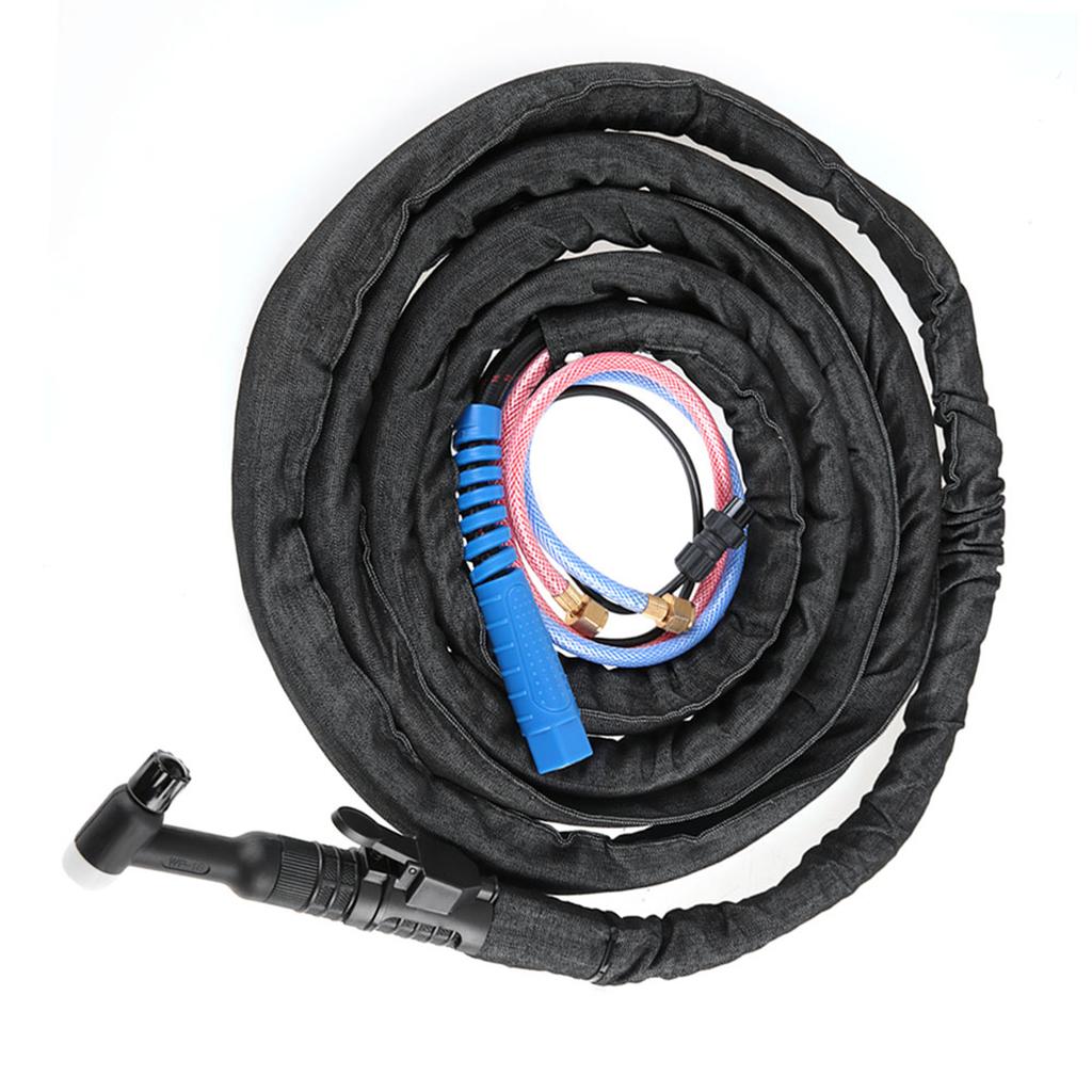 4M Cable WP18 Tig Agon Arc Welding Torch Set Water Cooled Nut Connector