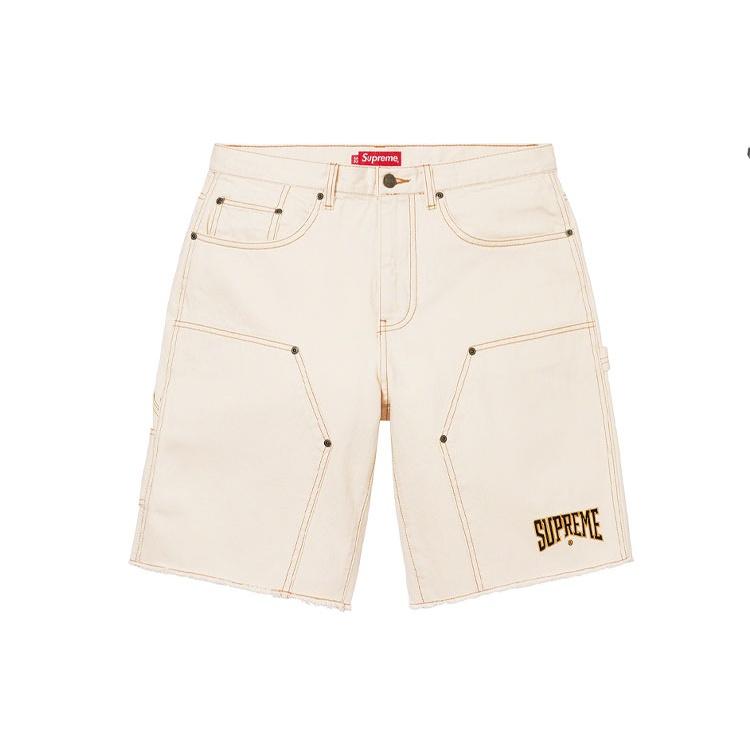 Supreme Джинсовые шорты для painters с двойными коленями, унисекс, обрезанные, SUP-SS22-814