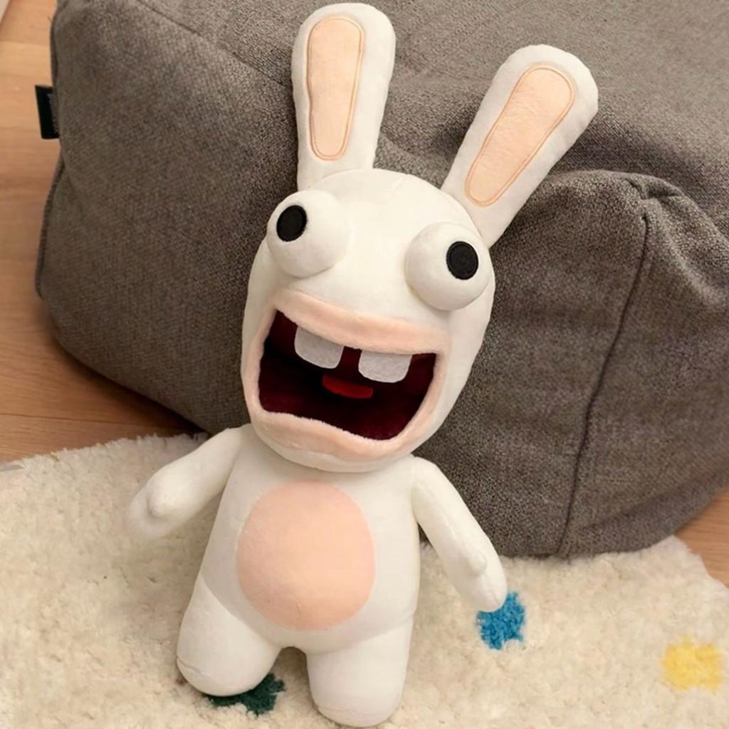 New Cute Cartoon Crazy Rabbit Plush Toy To Sleep Funny Long-eared Rabbit Doll Toy Gift Peripheral