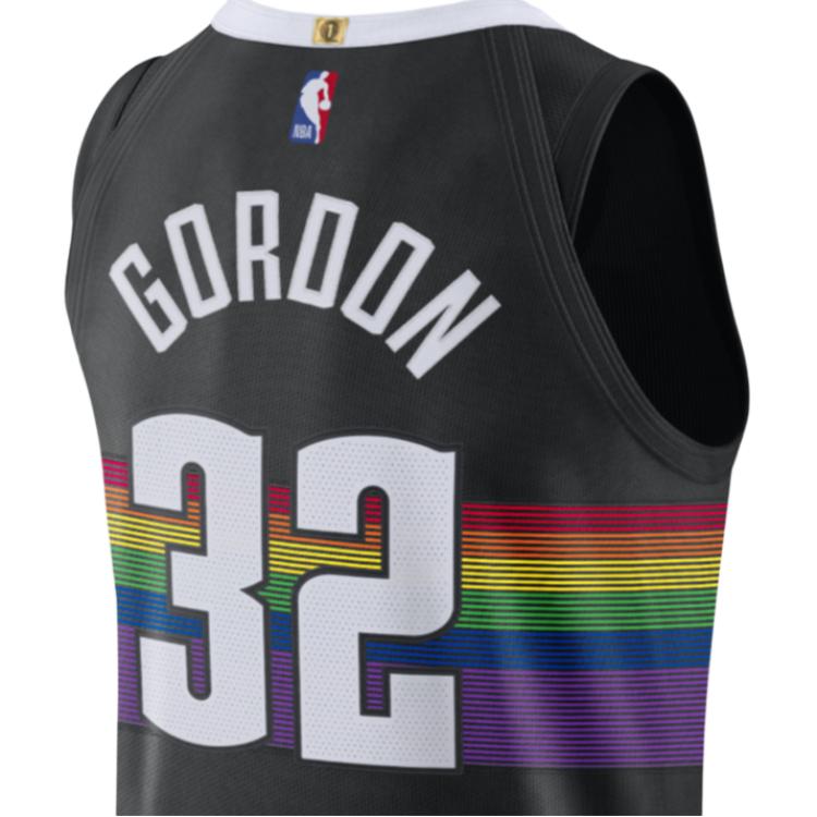 Nike NBA Aaron Gordon Denver Nuggets City Edition AU Player Version 32 Sports Sleeveless Basketball Jersey Men jersey HM6099-012