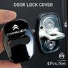 4 шт. Накладки на замки дверей автомобиля из нержавеющей стали, защитные аксессуары для C1 C2 C3 Vts C4 Saxo C4L C5 C6 C8 Xsara Picasso