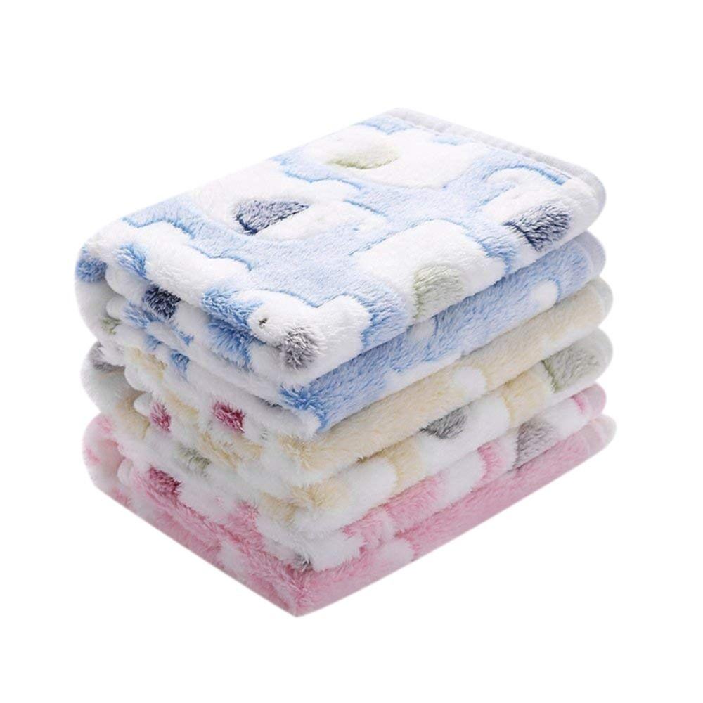 Warm Dogs Plush Multi-color optional Winter Quilt Pet Blanket Flannel Blanket Fleece Blanket