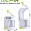 LMETJMA 4 In 1 Spiralizer Vegetable Slicer Rotating Blades Veggie Spiralizer Cutter Zucchini Spiral Noodle Maker JT321
