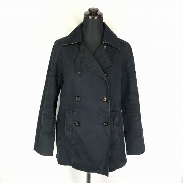 OLD ENGLAND Cotton Spring Coat Outerwear/Women’s Size S/36/Navy/Made In Japan Licensed Product(USED)
