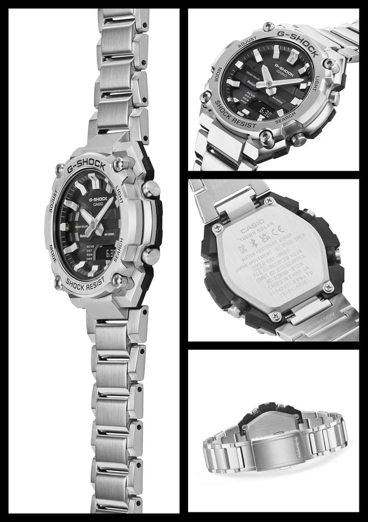 Watch Bluetooth Equipped with Solar Silver [Casio] G-Shock [] G-STEEL GST-B600D-1AJF Men's