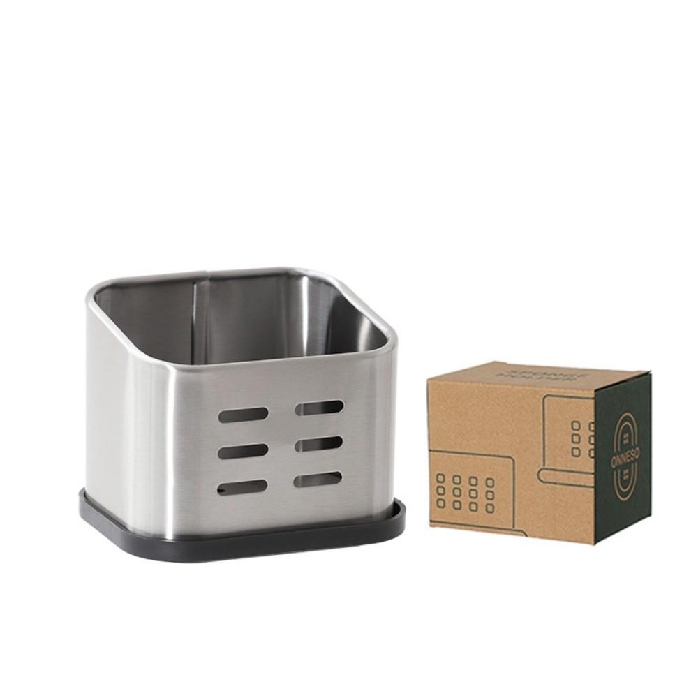 Metal Storage Rack Multifunctional Drain Box High Quality Sponge Drain Rack Countertop