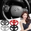 1Pcs Car Steering Wheel Decoration Sticker Badge Auto Styling For TRD Camry 40 Corolla Auris Yaris Rav4 CHR Decorate