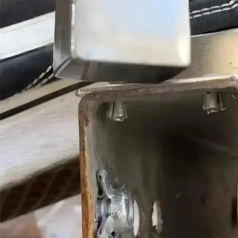 Creamily 50 шт./100 шт. Заклепки с алюминиевым сердечником, молотковая забивка, раскладные, с круглой головкой, вытяжные крепежные элементы, ударные заклепки, винты