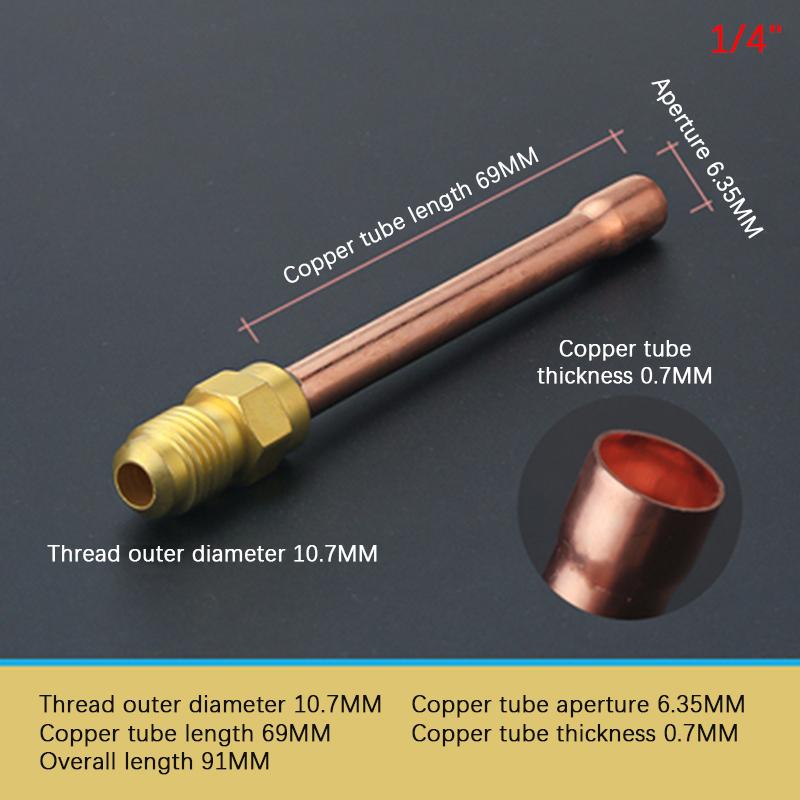 Латунный фитинг-переходник для кондиционера, 45 градусов, SAE 1/4" 3/8" 1/2" 3/4", развальцованный соединитель с медной трубой