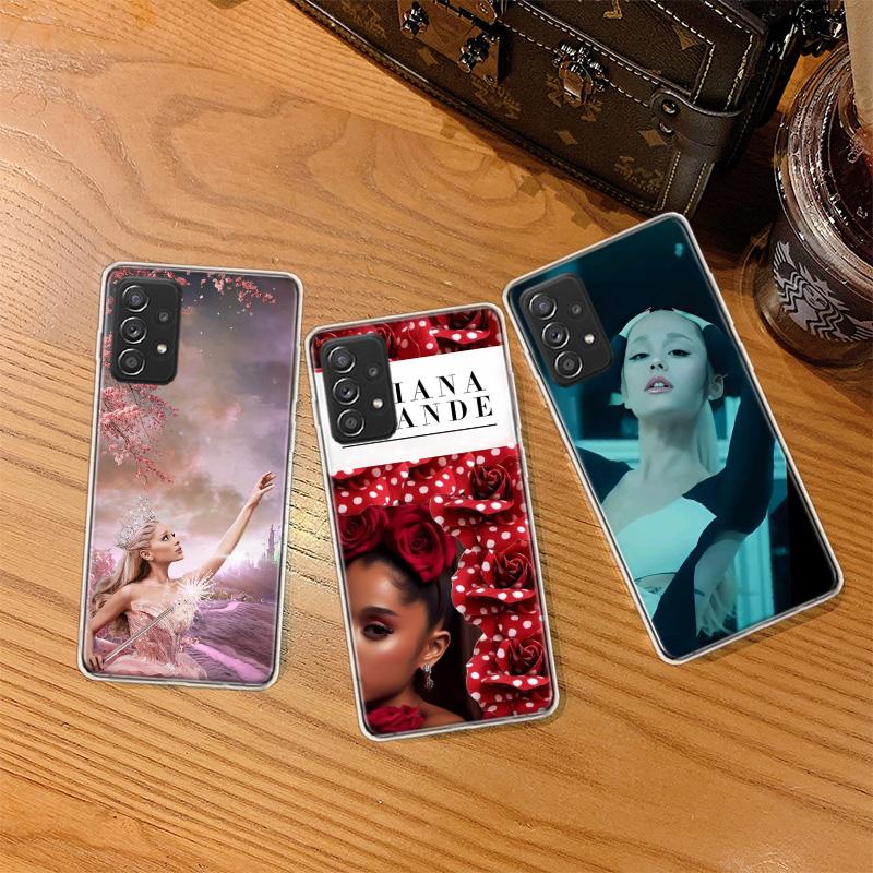 Чехол для телефона Ariana Grande для Samsung A54 A57 A37 A17 A14 A15 A12 A24 A34 A55 A35 A25 A52S A07 A05S A04S A22 A32 A72 Galaxy Note