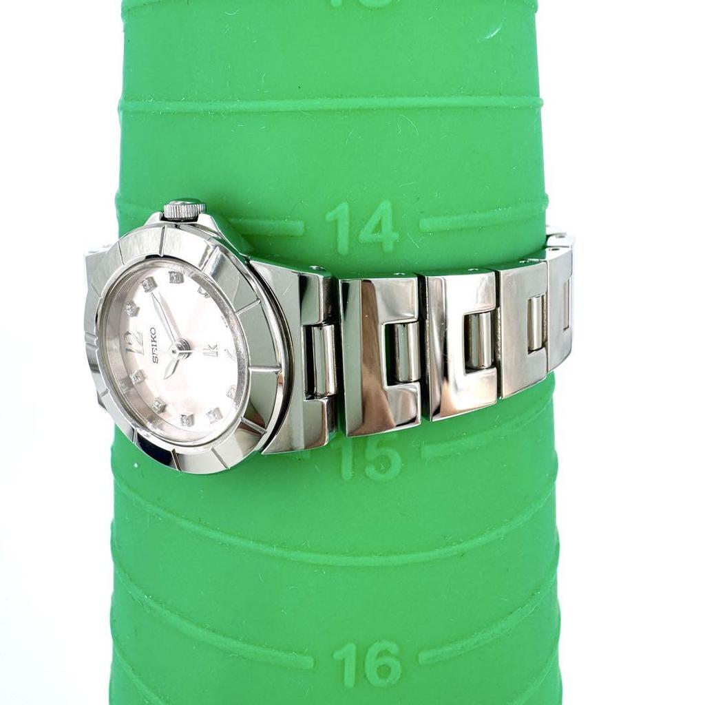 [USED] Box/Battery SEIKO LUKIA 10P Diamond Watch Pink