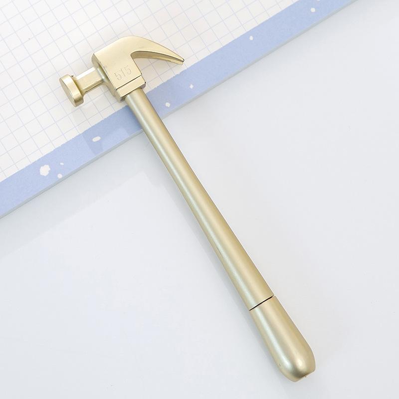 1 шт. металлические молотковые инструменты, канцелярские принадлежности, креативная гелевая ручка