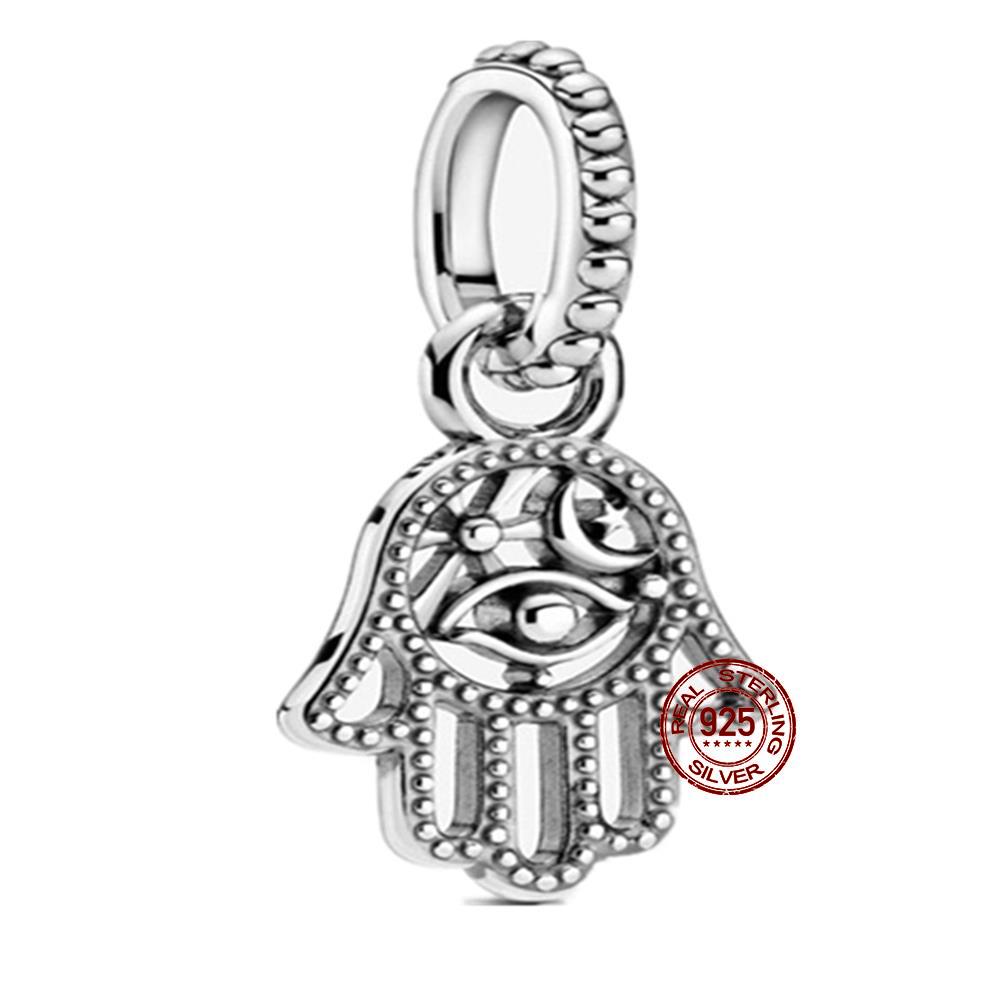 Charms Fit Diy Original Bracelet Real S925 Sterling Silver Beads Luminou Pendants Firefly Ocean Series Dangle Fine Jewelry