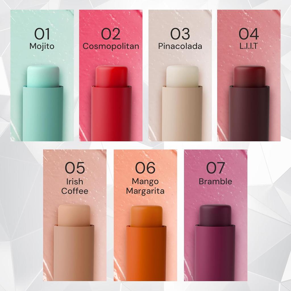 SUGAR Cosmetics Тинт-бальзам для губ Tipsy Lips 02 Cosmopolitan Увлажняющий Защита от солнца Удобный для путешествий Уход за губами 4,5 г