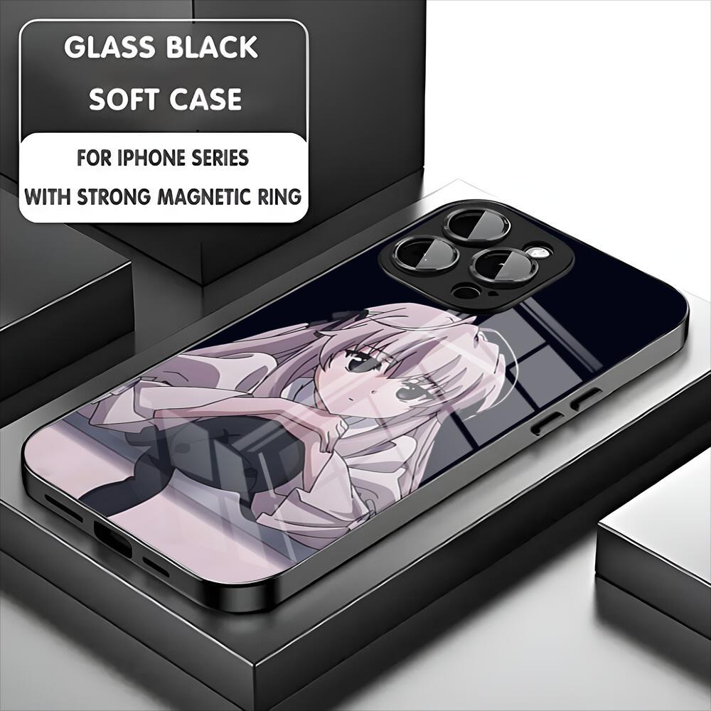Y-Yosuga No Sora Phone Case For Iphone 17 16 15 14 13 11 12 Pro Max Mini Plus Magnetic Glass Phone Cover