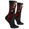 Загадочные носки аниме «Темный ангел» Харадзюку Ретро Компрессионные носки Безумные Уличные Хип-хоп Тренд Носки Удобные Мягкие Унисекс Подарок