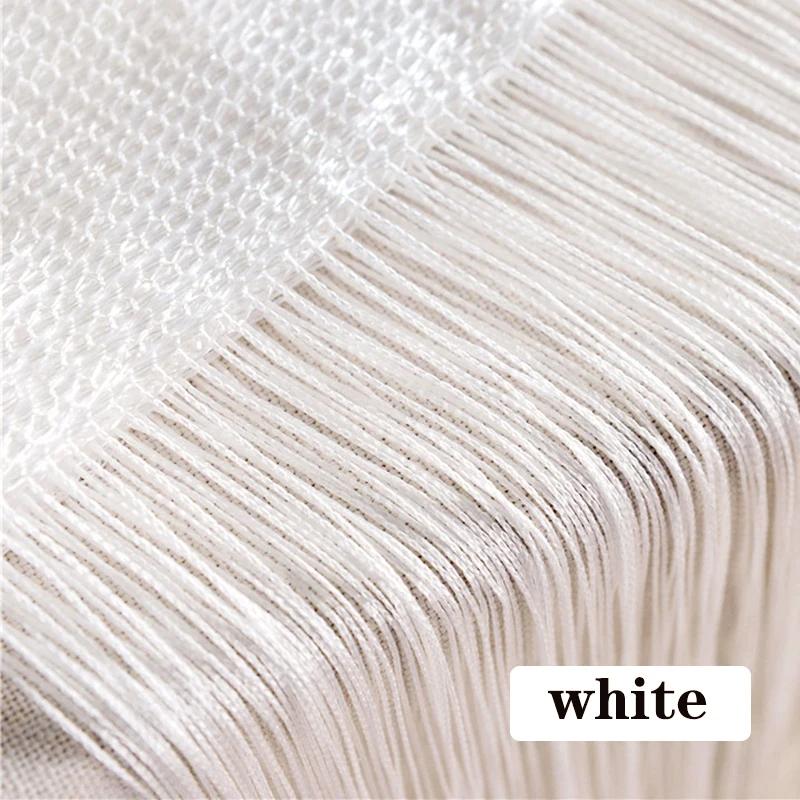 300 см X 300 см нитяные шторы экран лента струнный разделитель штора для гостиной дверь стена окно панель кисточка занавеска