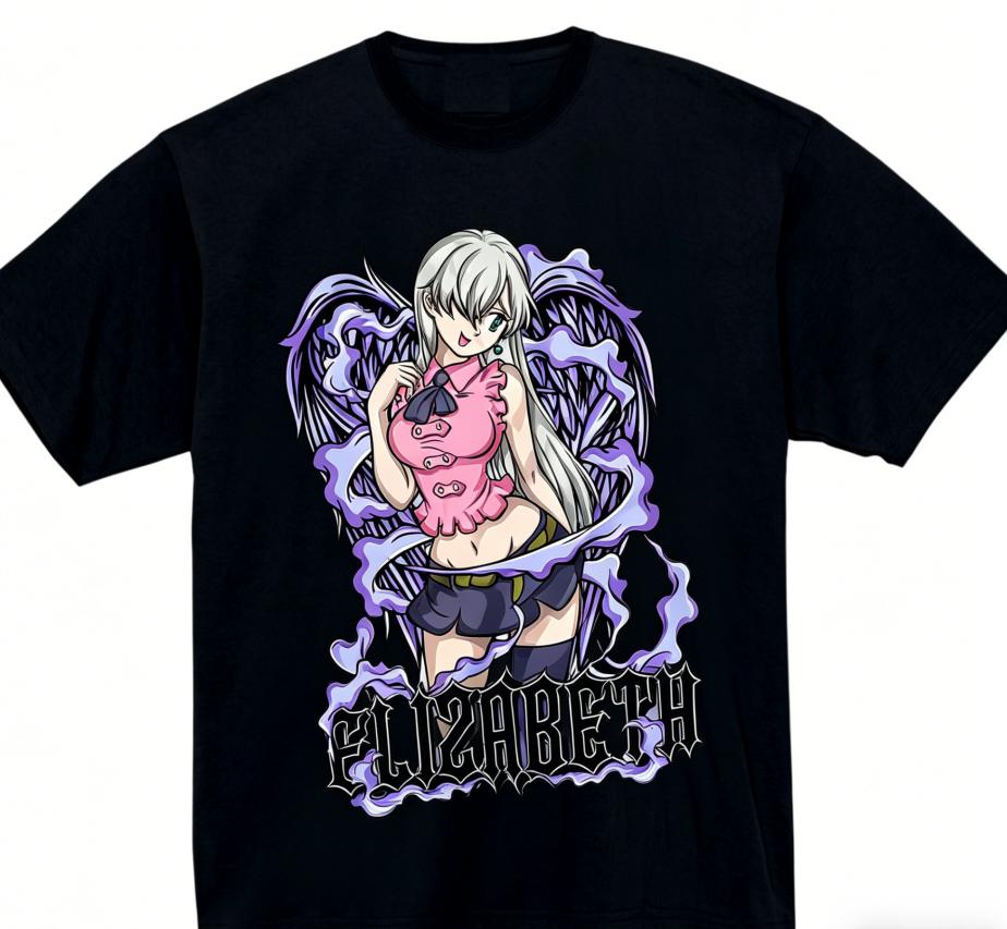 seven deadly sins merch Anime Lover T shirt Year round clothing personality Clothes Plus Size Unisex New Model Couples high quality soft