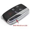 Корпус автомобильного ключа 5 кнопок для Jaguar XJ XF XE F Land Rover Range Rover Sport Evoque Vogue KOBJTF10A пустой корпус для дистанционного ключа