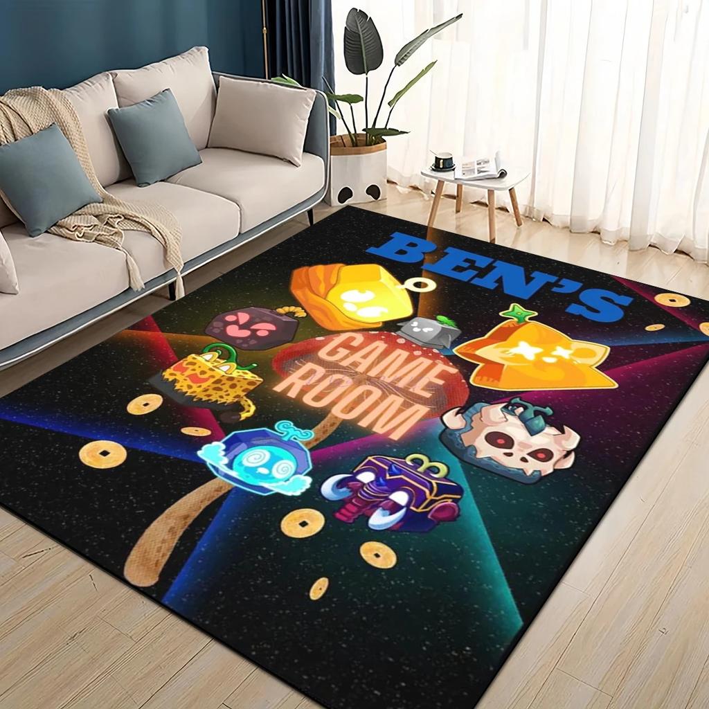 27 Style New B-Blox Fruit Cartoon Carpet Rug for Living Room Bedroom Home Sofa Decoration,Kids Play Non-slip Floor Mat