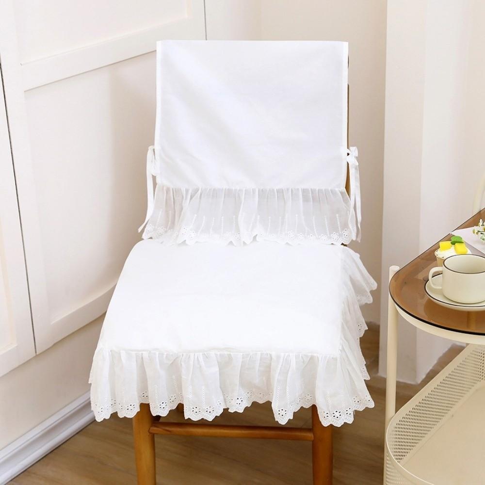 White Chair Back Cover Household Chair Backrest Cover Simple Chair Covers Wedding Decoration