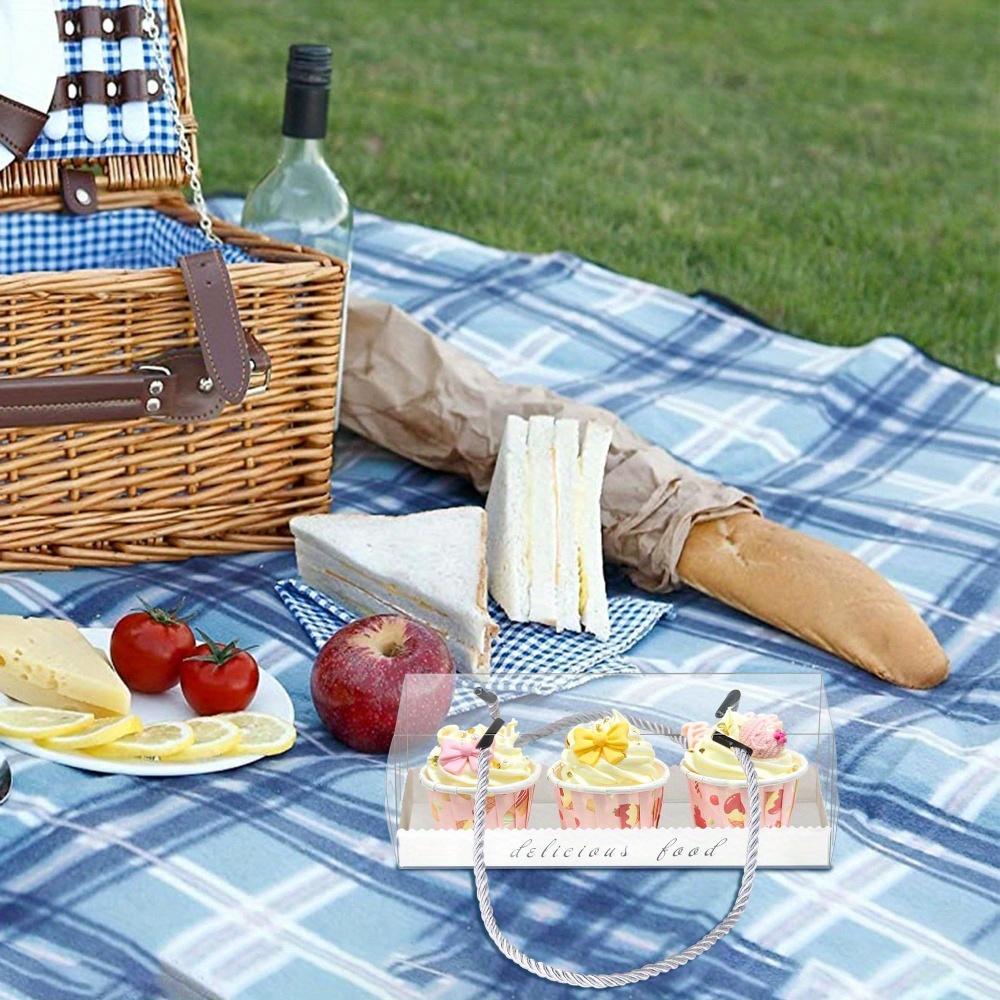 10 шт. Коробки для макарон, шоколадные трюфели, полностью прозрачные, с окном, коробки для выпечки, прозрачные коробки для клубники, коробки для печенья, коробка для выпечки с окном