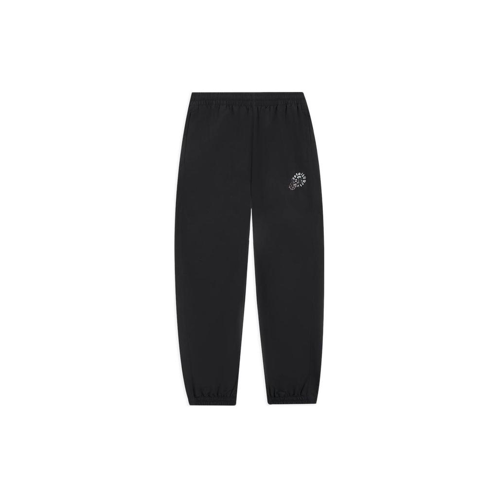Li Ning Спортивная модная коллекция Трикотажные спортивные штаны Мужские Черные AYKS591-3