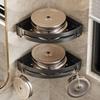 No Drill Wall Corner Shelf Bathroom Corner Shelf Storage Organizer Shower Shelf Shampoo Makeup Bathroom Accessories Towels Rack