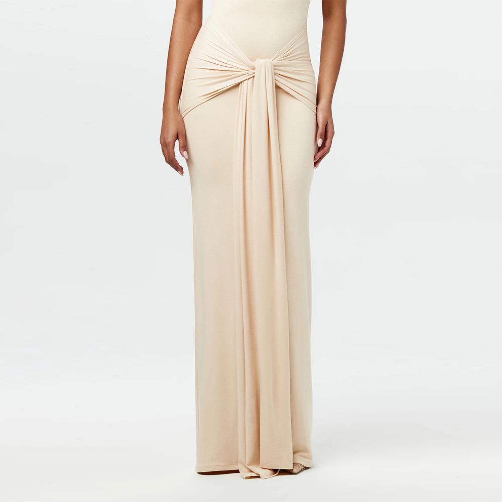 Tooxika Spring And Summer Women's Solid Color Round Neck Sleeveless Strappy Slim Hip Dress