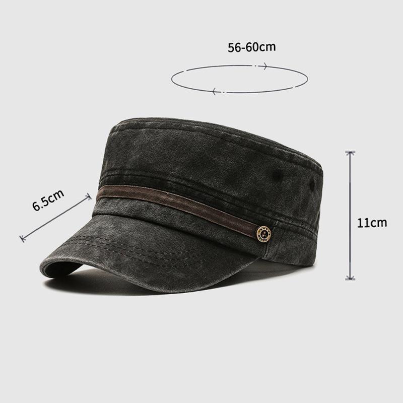 Мужская шляпа с плоским верхом, хлопковая кепка, молодежная шляпа с зонтиком для рыбалки на открытом воздухе, военные кепки, армейские козырьки, шляпа, тренировочные кадетские кепки