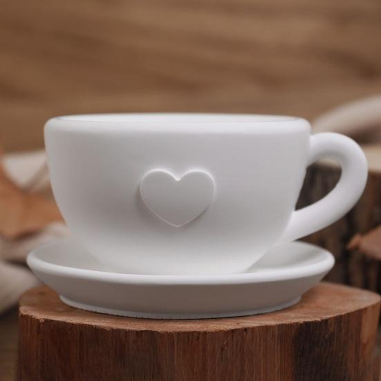 Silicone Coffee Cup Molds Candle Holder DIY Casting Mold for Concrete Tea