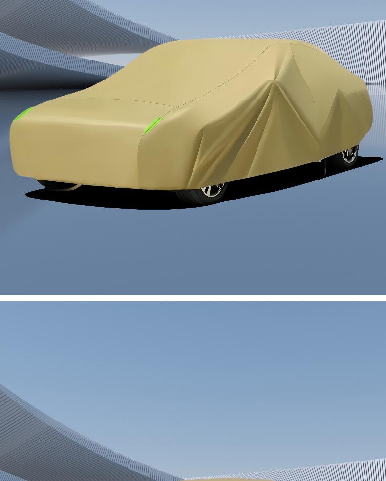 Всесезонный чехол для автомобиля Changan из Оксфордской ткани: Водонепроницаемый, Пыленепроницаемый, Дышащий и Утолщенный