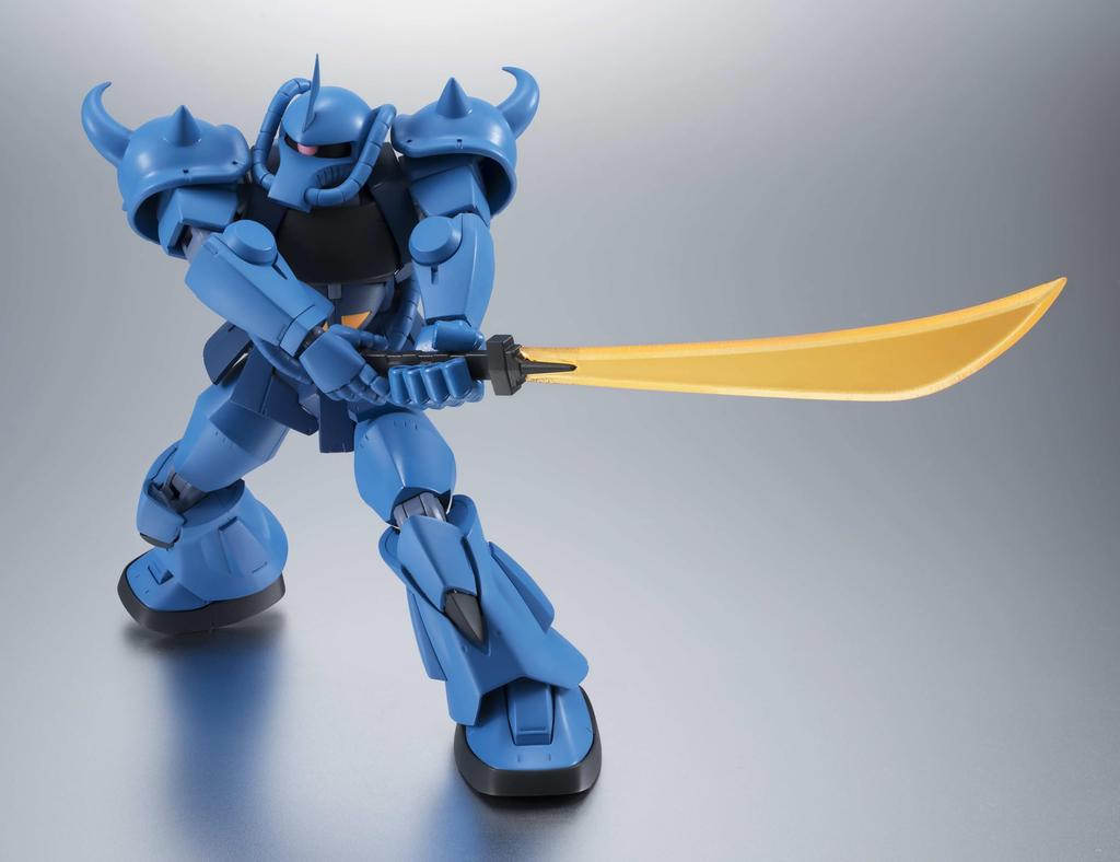 TAMASHII NATIONS Мобильный костюм ROBOT Spirits Gundam MS-07B Gouf ver. АНИМЕ. (Версия для перепродажи) приблизительно. Подвижная фигура толщиной 125 мм, окрашенная из ПВХ и АБС-пластика