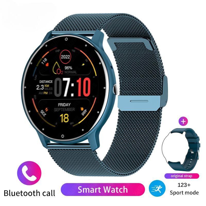 SACOSDING Smart Watch Men Women 2024 Bluetooth Call Sports Fitness Tracker Bracelet Waterproof Clock Voice Assistant Women Smartwatch For Men +Box