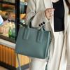 New Minimalist and Stylish Leather Handbag for Women's Commuting Fashion, Large Capacity Single Shoulder Crossbody Bag