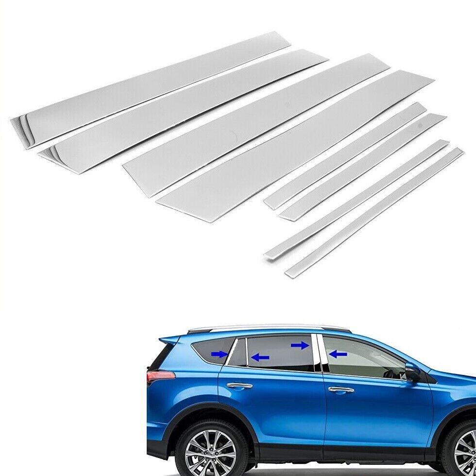 Двери автомобиля, окна, стойки, дверные накладки, наклейки, внешние аксессуары для Toyota RAV4 XA40 2013 2014 2015 2016 2017 2018