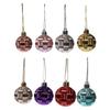 6Pcs Home Decor Christmas Decorative Ball Plastic Xmas Hanging Balls Durable Tree Ornament